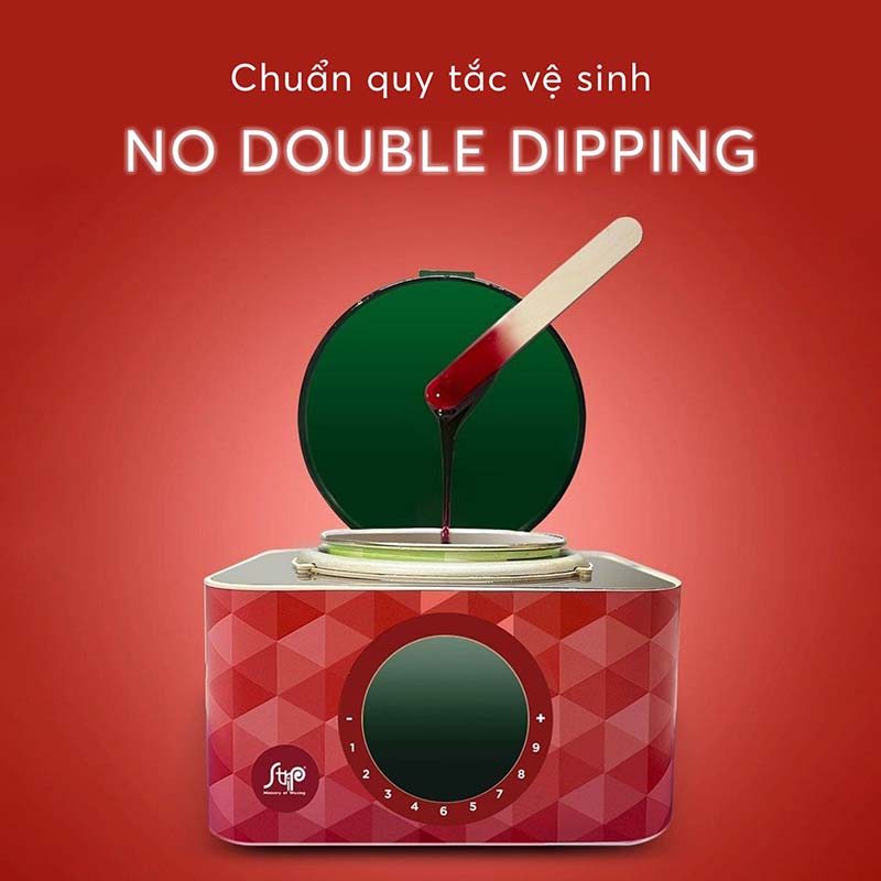 “No Double Dipping” – Không nhúng que wax hai lần