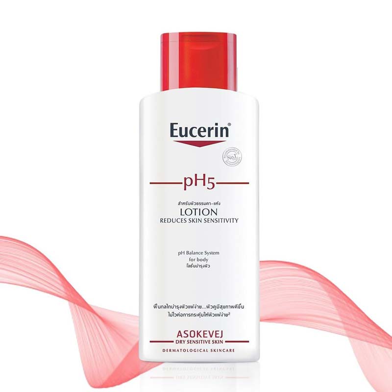 Kem dưỡng ẩm cho da sau triệt lông Eucerin pH5 lotion