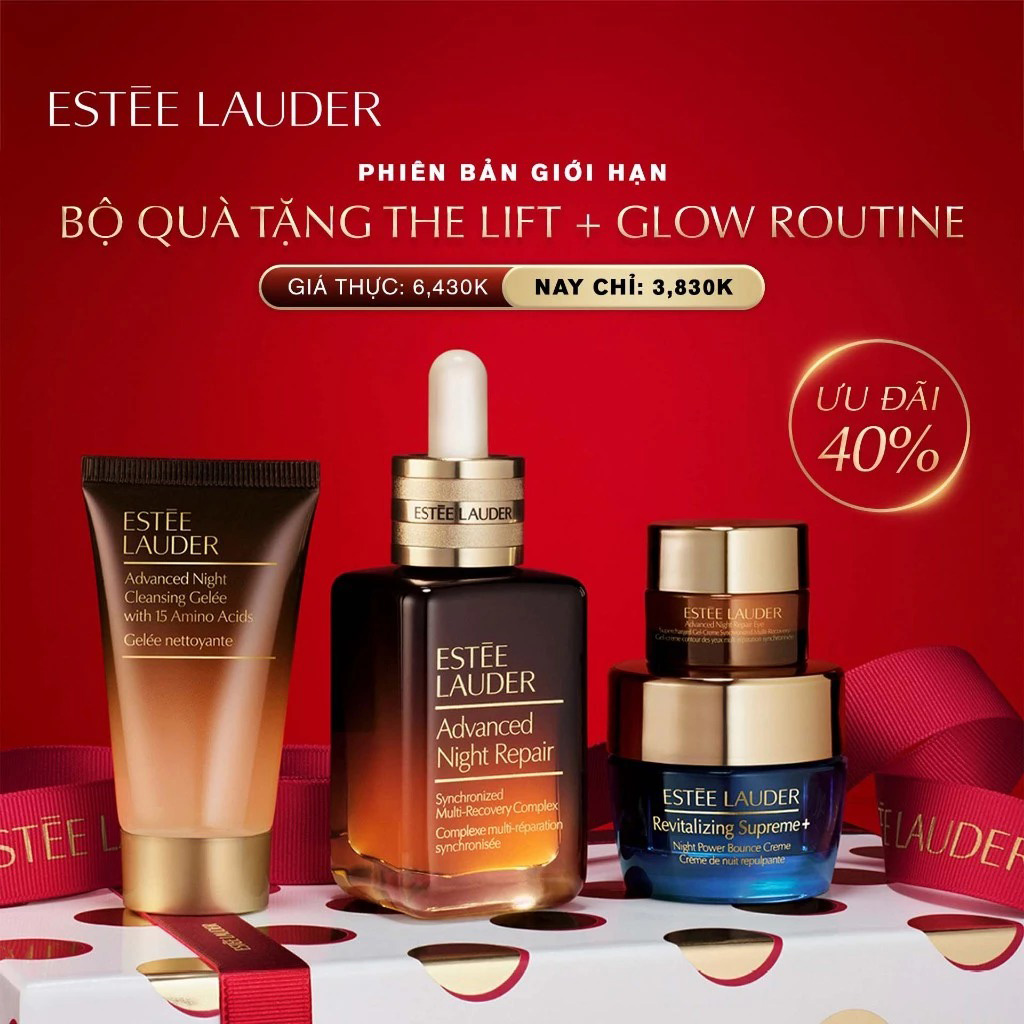 Bộ sản phẩm chăm sóc da mang thương hiệu Estée Lauder